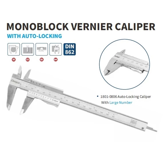1550-2005 Vernier Caliper 0-150/0,02 mm
