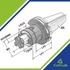 Imagine 2/2 - SK40.H55.D22C combi shell mill holder